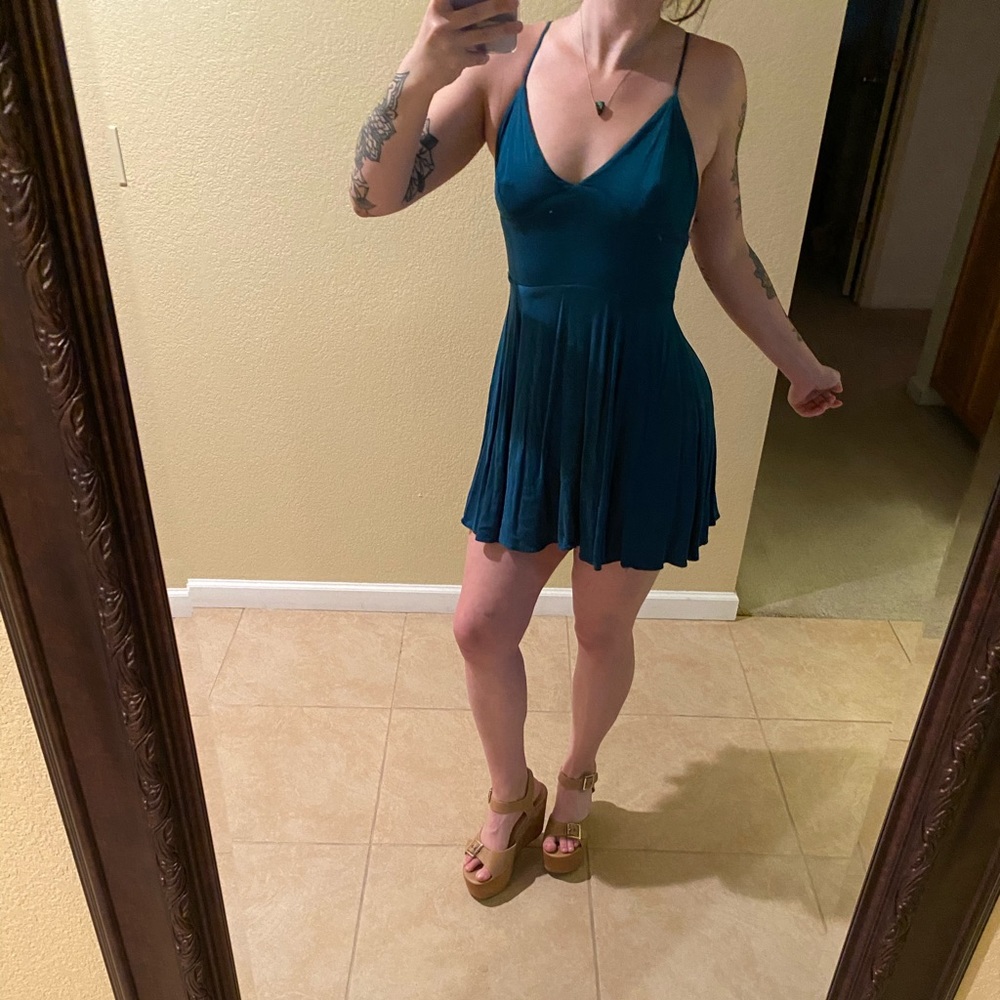 Teal Dress